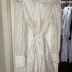Elegant White Lace Dress